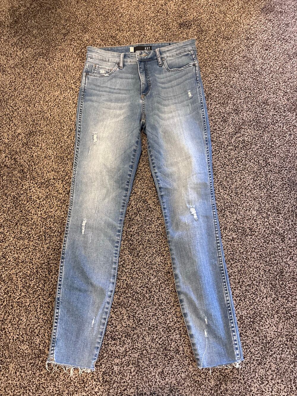 KUT from the Kloth Connie High-Rise Ankle Skinny Jeans